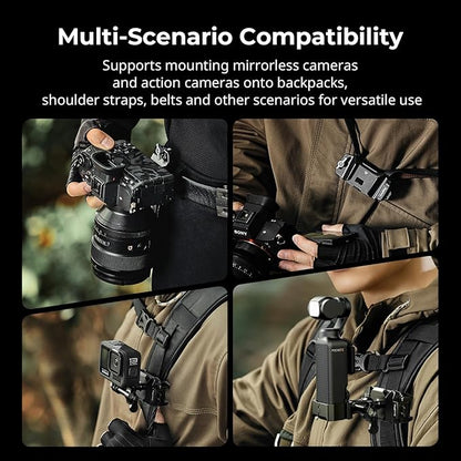 SMALLRIG Universal Three-in-One Camera Clip Kit, Quick Release System, Backpack - Image 8