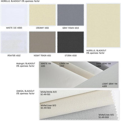 HILADUO Custom Motorized Blackout Roller Shades – Smart Electric Blinds Work - Image 8