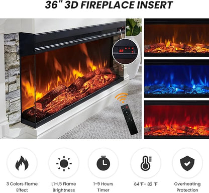 OKD 52" Electric Fireplace - Image 2