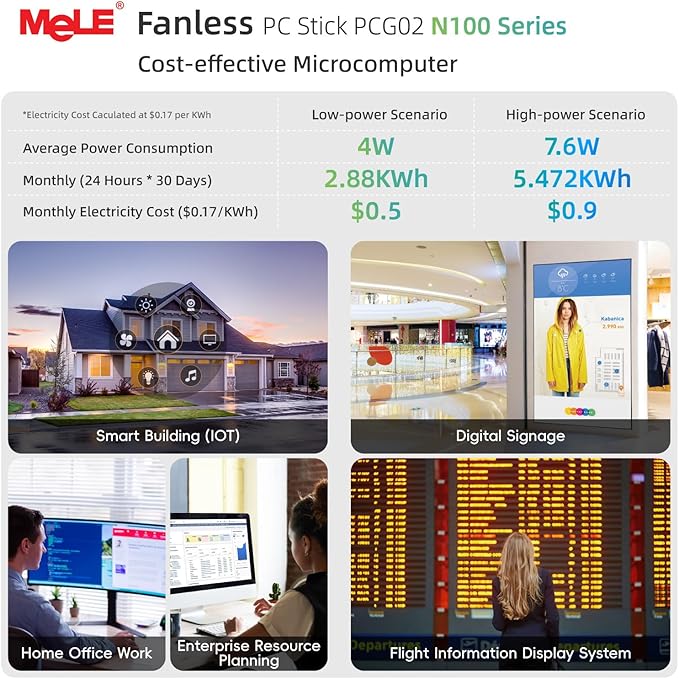 MeLE Upgraded PCG02 Fanless Mini PC Stick - Image 9