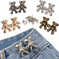 TOOVREN Cute Bear Button Pins for Jeans, No Sew and No Tools Instant Pant Waist by TOOVREN
