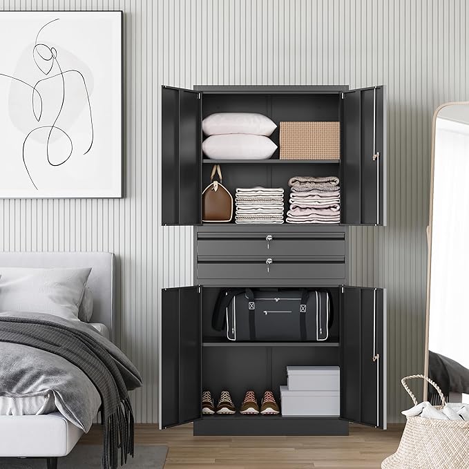 Letaya Metal Garage Storage Cabinet - Image 6