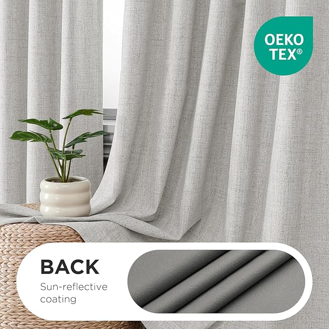 Joydeco Pinch Pleated Curtains - Image 2