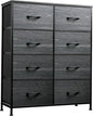 WLIVE Fabric Dresser for Bedroom, Tall Dresser by WLIVE