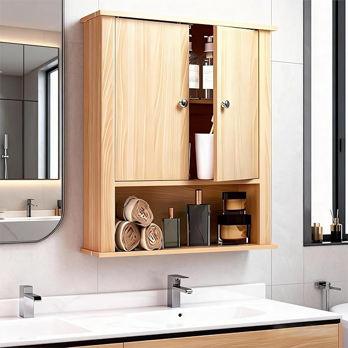 Bathroom Cabinet Wall Mount, Over The Toilet Storage Cabinet, Medicine Cabinet - Image 2