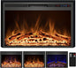 Electric Fireplace, Recessed Fireplace Heater by KENTSKY