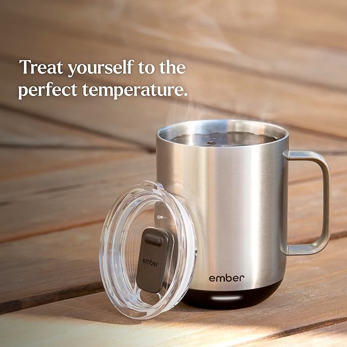 Ember Temperature Control Smart Mug 2, 10 Oz, App-Controlled Heated Coffee Mug - Image 9
