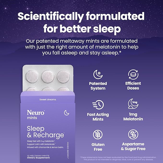 Neuro Sleep & Recharge Meltaway Mints - Image 2