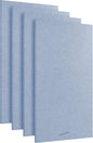 AudioSilk Acoustic Panels, 4 Pack ROOM KIT, Pale Blue by AudioSilk