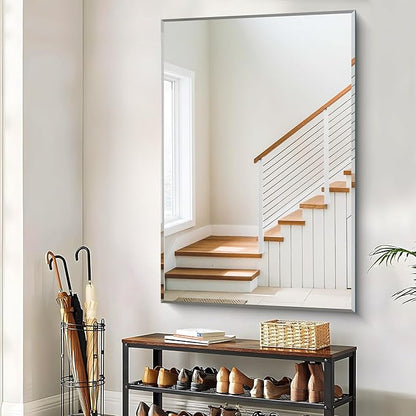 CILIBER Beveled Mirror, 55x36 Large Bathroom Mirrors - Image 6