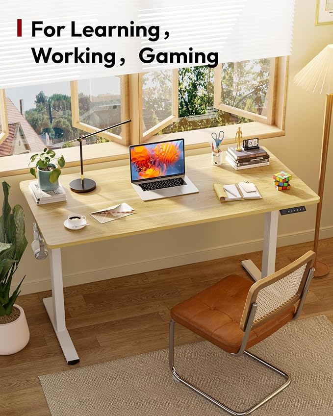 SANODESK Electric Standing Desk 60 x 24 Inches Whole-Piece Desktop Height - Image 3