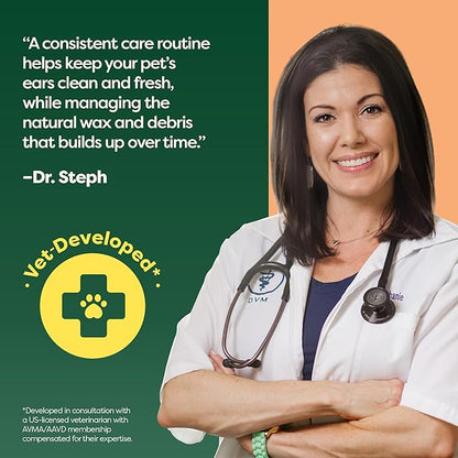 Earth Rated Vet-Developed Pet Ear Wipes, Hypoallergenic Cleaner - Image 3