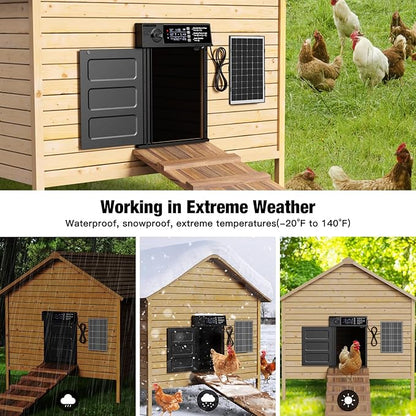 Automatic Chicken Coop Door, Large Size Solar Powered Coop Door - Image 5