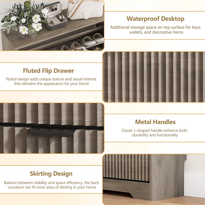 Shoe Cabinet Storage for Entryway - Image 5