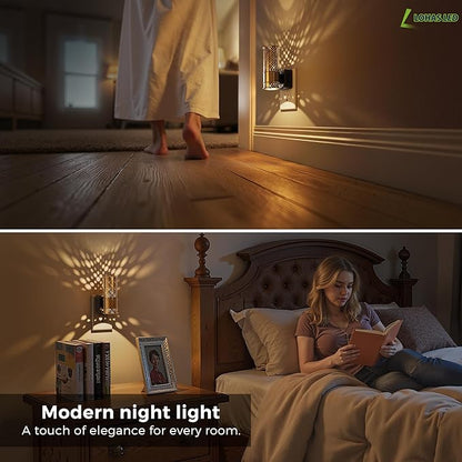 L LOHAS LED Night Light, Dimmable Night Lights Plug into Wall, Vintage - Image 5