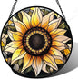 CRISGIF Stained Glass Window Hanging by Follow