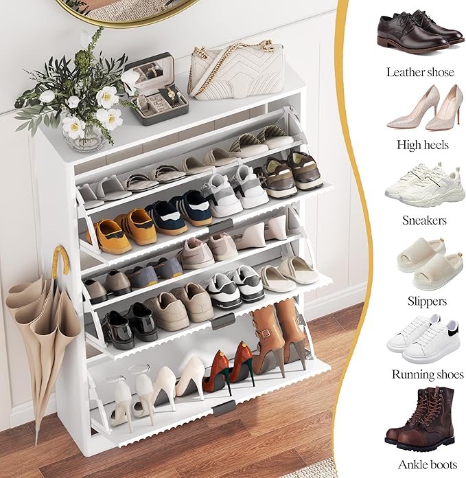 Shoe Cabinet Storage for Entryway - Image 4