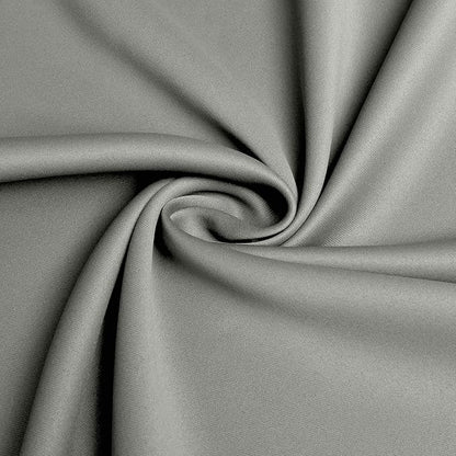CUCRAF Light Grey Blackout Curtains 90 Inches Long, Thermal Insulated Noise - Image 7