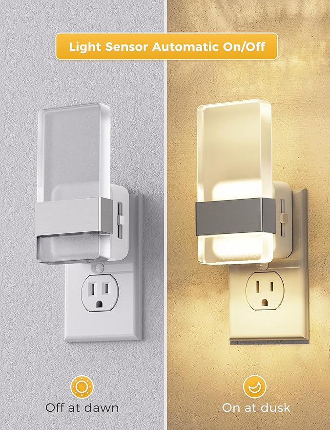 L LOHAS LED Night Light, Night Lights Plug Into Wall, Dusk-to-Dawn Sensor - Image 2