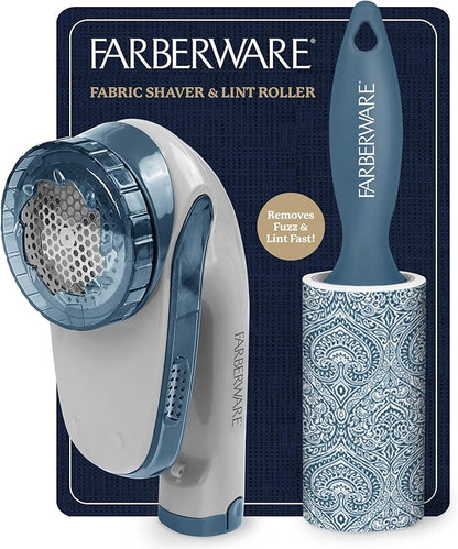 Farberware Large Lint Remover & Fabric Shaver Set – Battery Powered Sweater by BestBrands