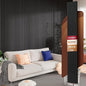 Avana Modern Acoustic Wood Wall Panels – 94.4 X 12.6 Inch Black Oak Acoustic by AvanaHome