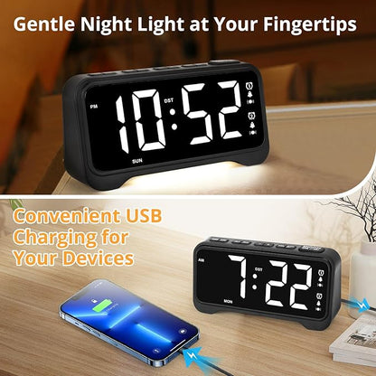 Loud Vibrating Alarm Clock for Heavy Sleepers - Image 8