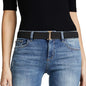JASGOOD Women No Show Stretch Belt Elastic Web Strap Belt by JASGOOD