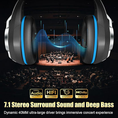Ordtop 2.4GHz Wireless Gaming Headsets - Image 2