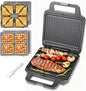 Panini Grill Press Breakfast Sandwich Maker 3 in 1, Electric Griddle Panini by FineMade
