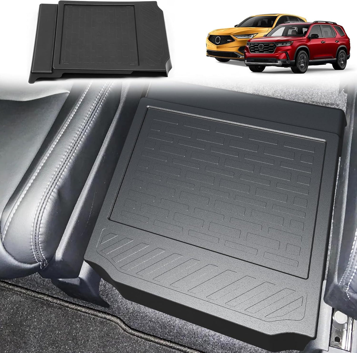 removable middle seat floor cover for 2023-2026 pilot, main product view