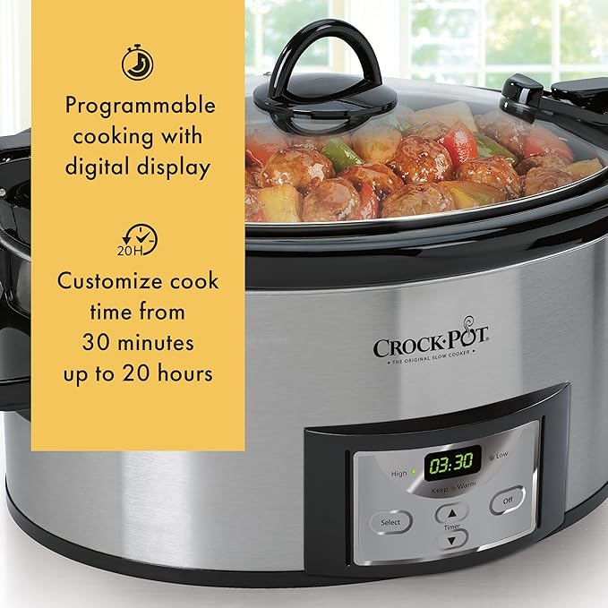 Crock-Pot 6 Quart Cook & Carry Programmable Slow Cooker - Image 5