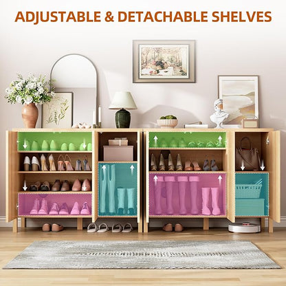 Vlsrka Shoe Cabinet Storage for Entryway - Image 6