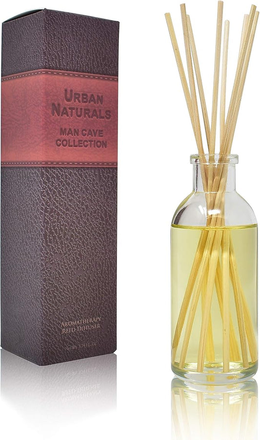 Urban Naturals Vetiver Home Fragrance Reed Diffuser Set | Man CAVE: Vetiver by UrbanNaturals