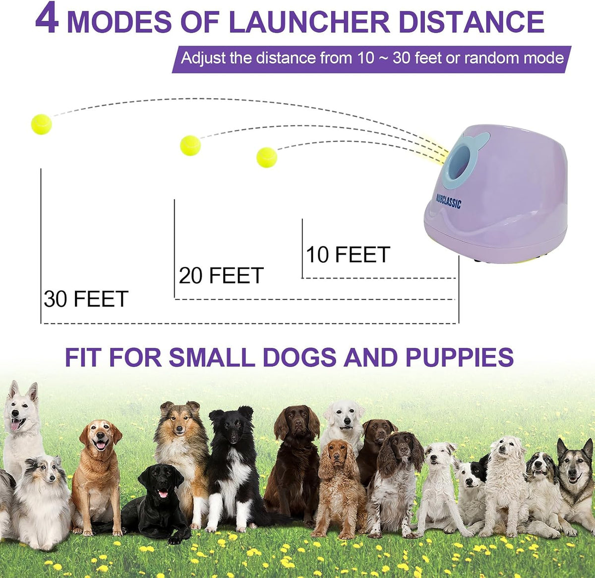 automatic dog ball launcher tennis ball thrower machine, close-up detail