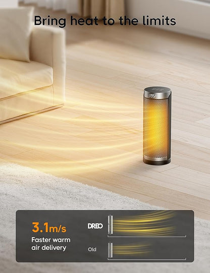 DREO Space Heater for Bathroom and Indoor, 70°Oscillating, 5 Modes, Remote for - Image 4