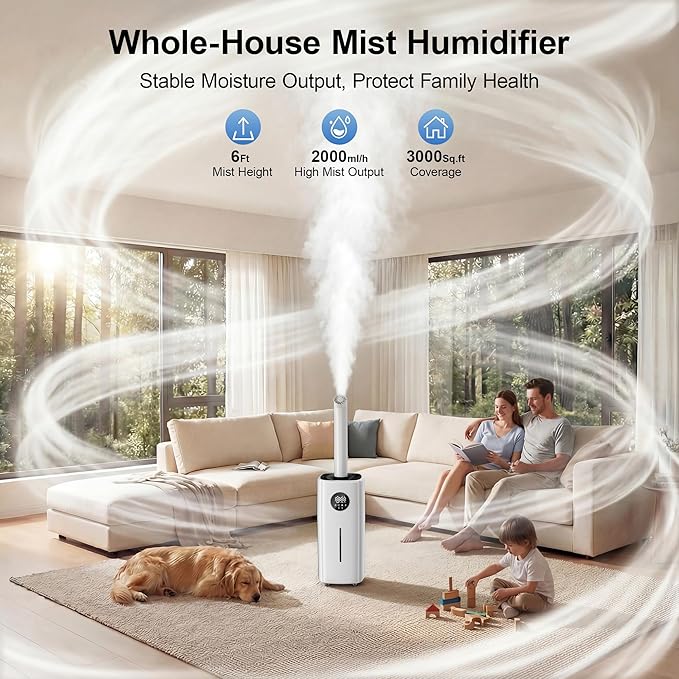 21L/5.5Gal Humidifiers for Bedroom, Humidifier Large Room - Image 2