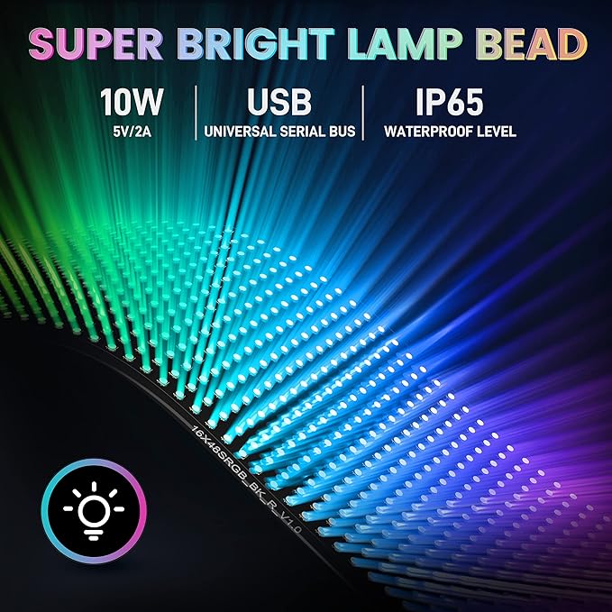 RAYHOME Scrolling Huge Bright Advertising LED Signs, Flexible USB 5V LED Store - Image 4