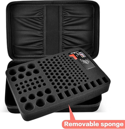 Comecase Hard Battery Organizer Storage Box, Carrying Case Bag Holder - Image 4