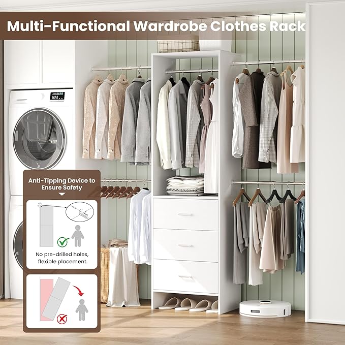 HOMPUS Closet Organizer System - Image 4