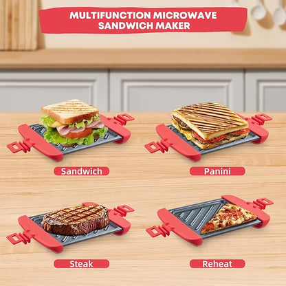 Microwave Sandwich Maker, Microwave Toastie Maker, Snack Maker & Panini Press - Image 3