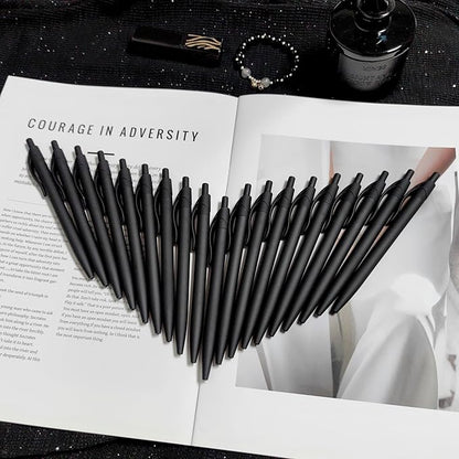 Aozora Pens Bulk 30 Pack Black Click Pens No Bleed Wholesale Retractable - Image 3