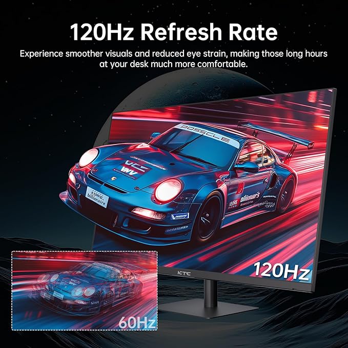 KTC 32 Inch 2K 120Hz Computer Monitor, IPS QHD 2560 x 1440p Monitor - Image 4