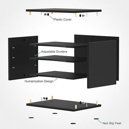 FITUEYES Wood Desk Paper Organizer - Image 4