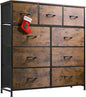 WLIVE 9-Drawer Dresser, Fabric Storage Tower by WLIVE
