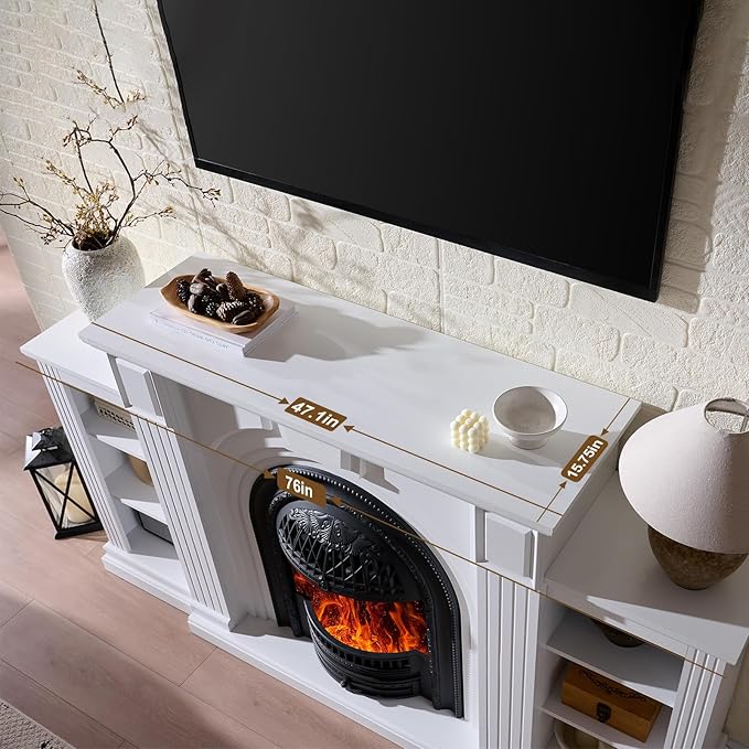 Farmhouse Electric Fireplace - Image 6