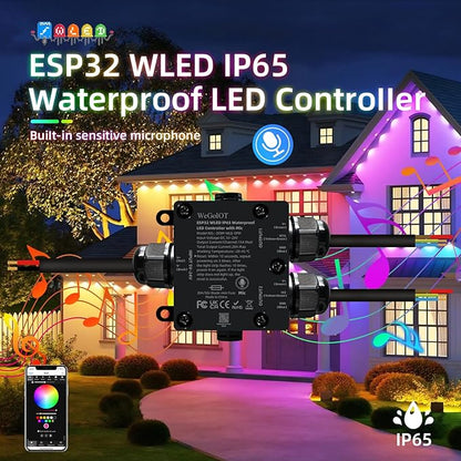 WeGoIOT Waterproof ESP32 WLED Controller - Image 2