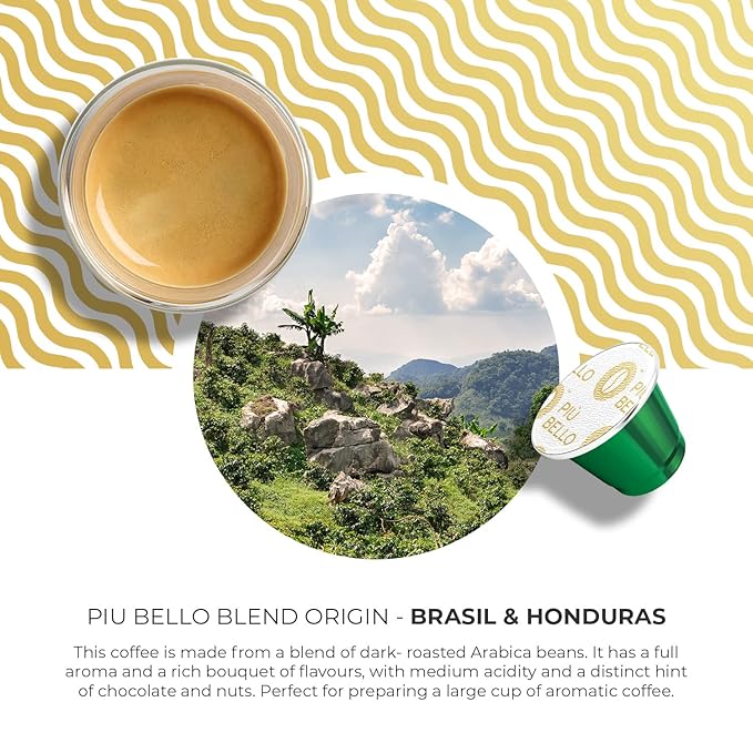 Piu Bello Blend Espresso Coffee Pods - Image 3