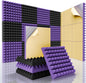 sonicism acoustic panels self-adhesive pyramid 12 pack,0.9" x, main product view