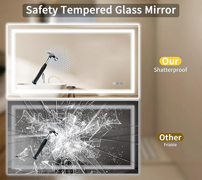 36"x48" LED Bathroom Mirror - Image 6