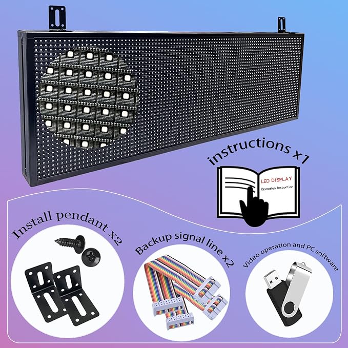 P10 Scrolling Led Sign Programmable Display Digital Sign Outdoor Message Board - Image 5